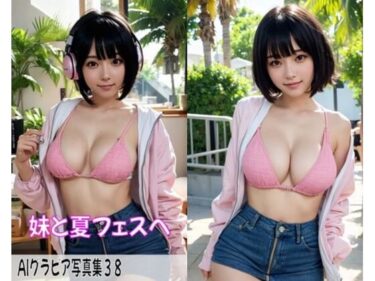 AIグラビア写真集38〜妹と夏フェスへ〜ーどこで見れる！？