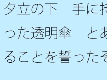 【無料】夕立の下  手に持った透明傘  とあることを誓ったその10メートル後に・・・・d_487602zeroーどこで読める！？