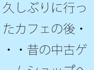 久しぶりに行ったカフェの後・・・昔の中古ゲームショップへ  それを今はただしていただけd_520618ーどこで読める！？