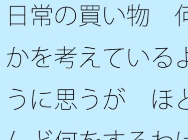 日常の買い物で  何かを考えているように思うが  ほとんど何をするわけでもなく普通にしているという気付きd_553042ーどこで購入できる！？