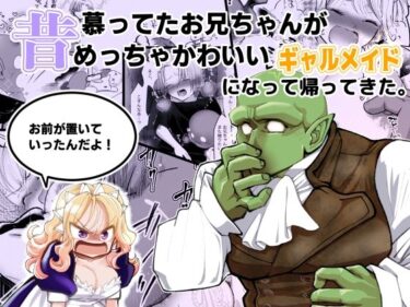 昔慕ってたお兄ちゃんがめっちゃかわいいギャルメイドになって帰ってきた。『お前が置いていったんだよ！』d_610496ーどこで見れる！？