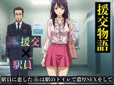 援交物語〜駅員に恋したJKは駅のトイレで濃厚SEX！変態JKはバイブを入れたまま外にd_629723ーどこで見れる！？