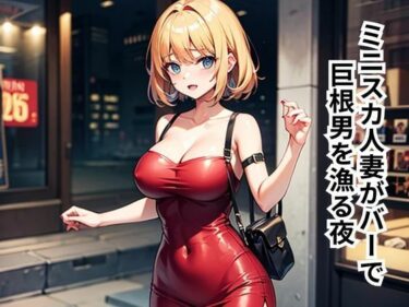 ミニスカ人妻がバーで巨根男を漁る夜d_653537ーどこで購入できる！？