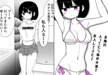 お風呂入ってたら妹が水着で乱入してきた2d_682439ーどこで読める！？
