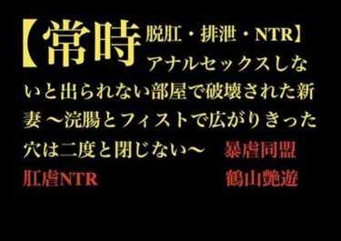 【常時脱肛・排泄・NTR】アナルセックスしないと出られない部屋で破壊された新妻 〜浣腸とフィストで広がりきった穴は二度と閉じない〜d_710889ーどこで読める！？